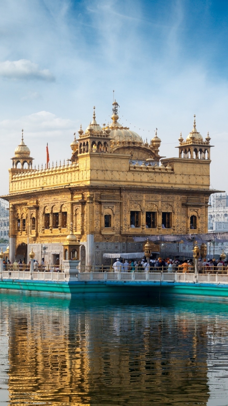750x1334   Full Hd Golden Temple Wallpaper Iphone - wallpaper