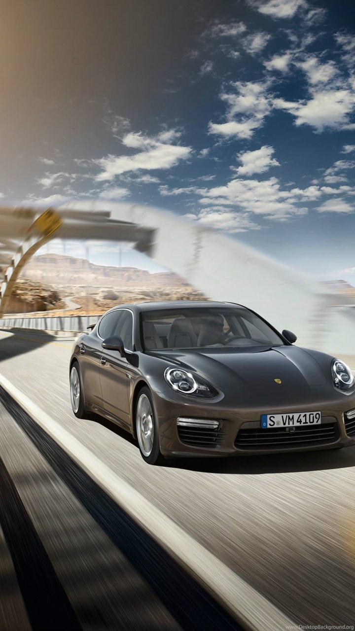 720x1280  Porsche Panamera черный суперкар 750x1334 iPhone 8/7/6 / 6S обои фон picture image