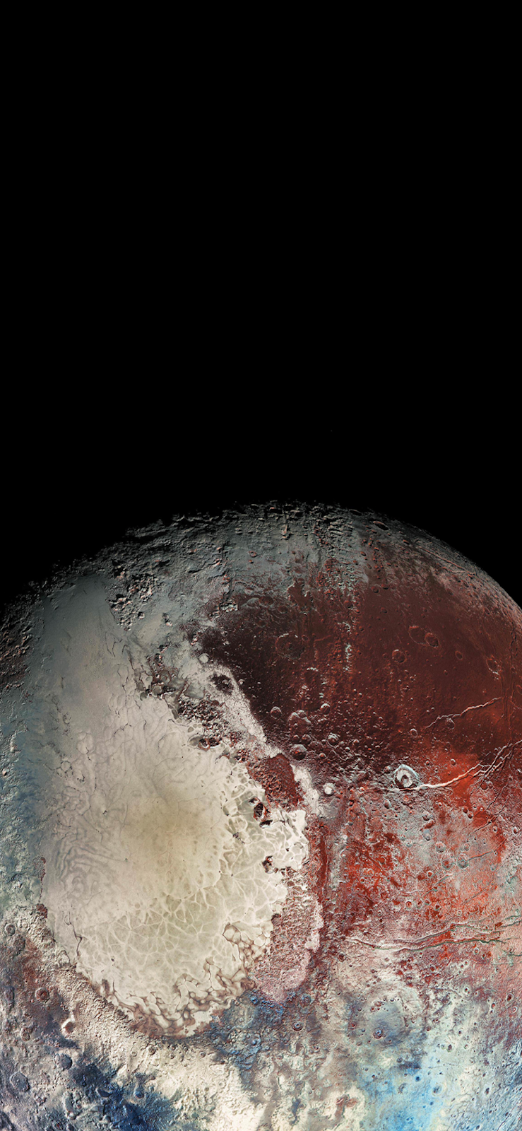 739x1600   Увидел эту фотографию Плутона в Twitter, превратив ее в фон для моего XS Max: iphone