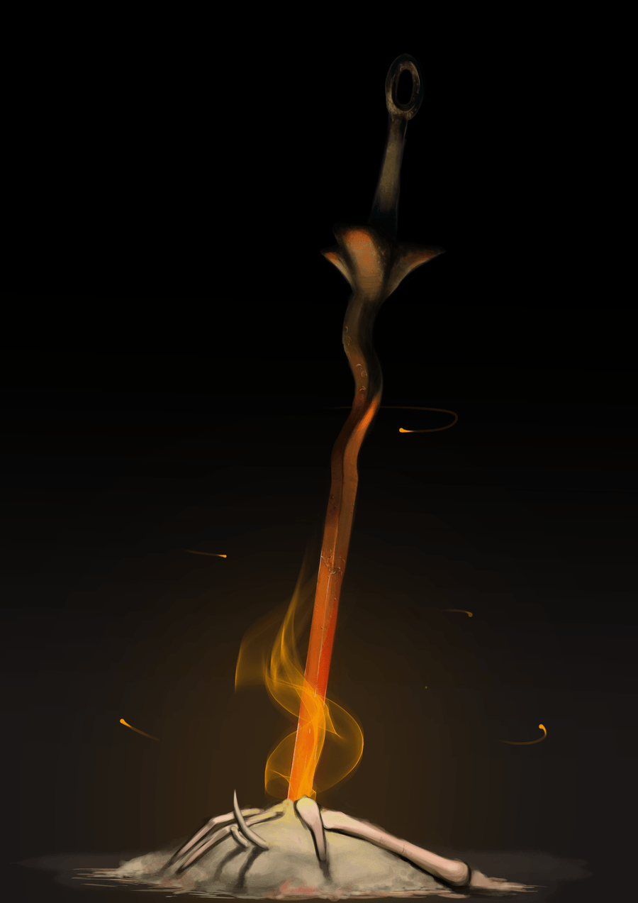 Dark Souls Bonfire арт