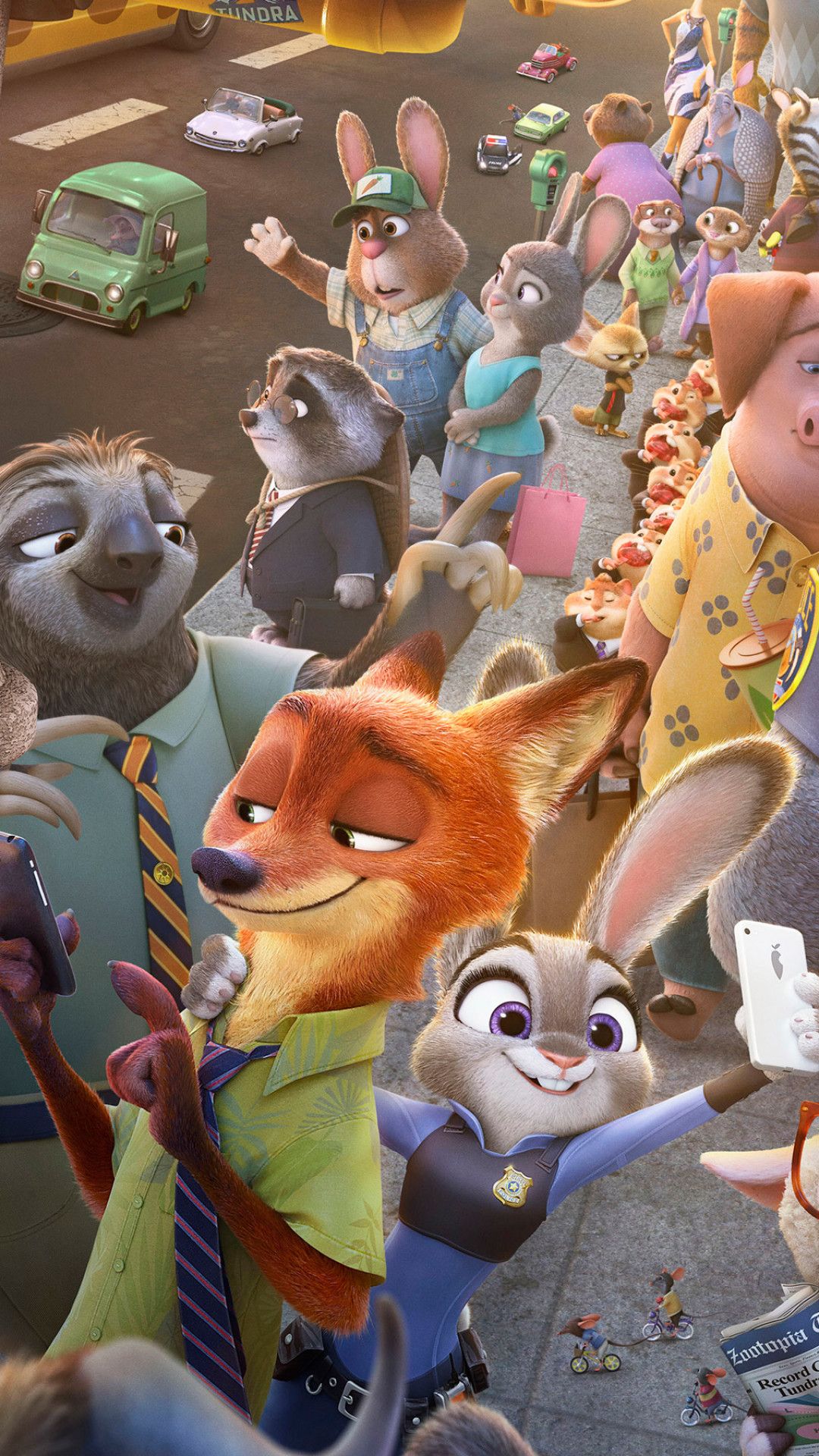 1080x1920 Zootopia Wallpapers - Лучшие бесплатные фоны Zootopia - WallpaperAccess