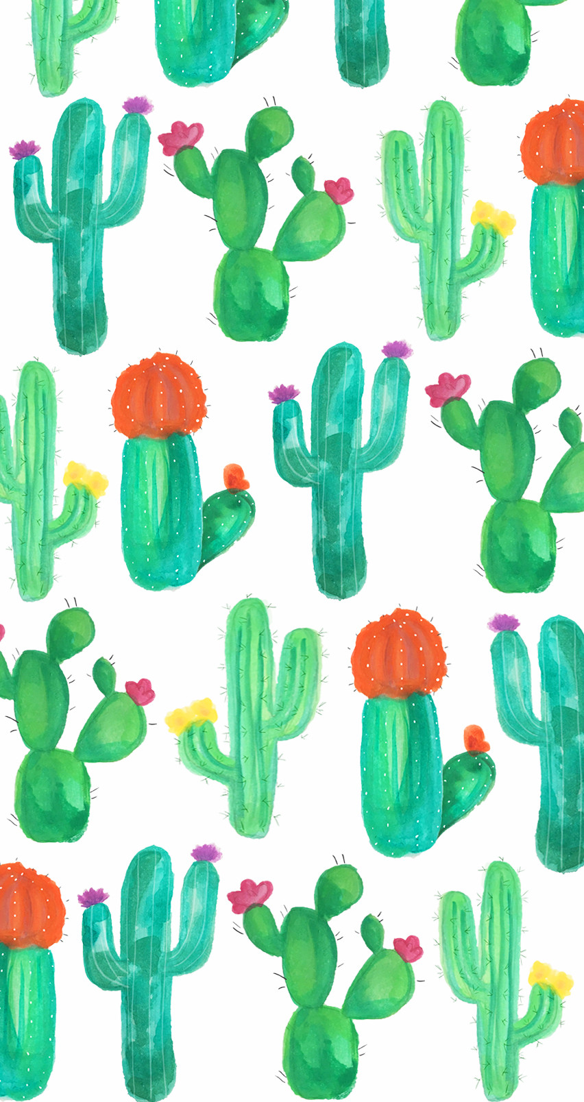 852x1608 iphone wallpaper cactus #hintergrundbildiphone #tapete | Минималистичный стиль Изображение для iphone Padrões de parede