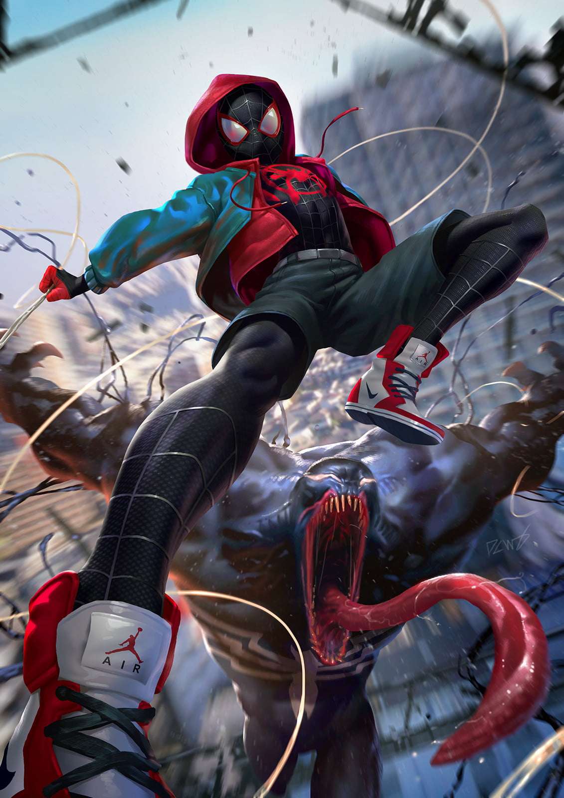 Miles morales обои на телефон