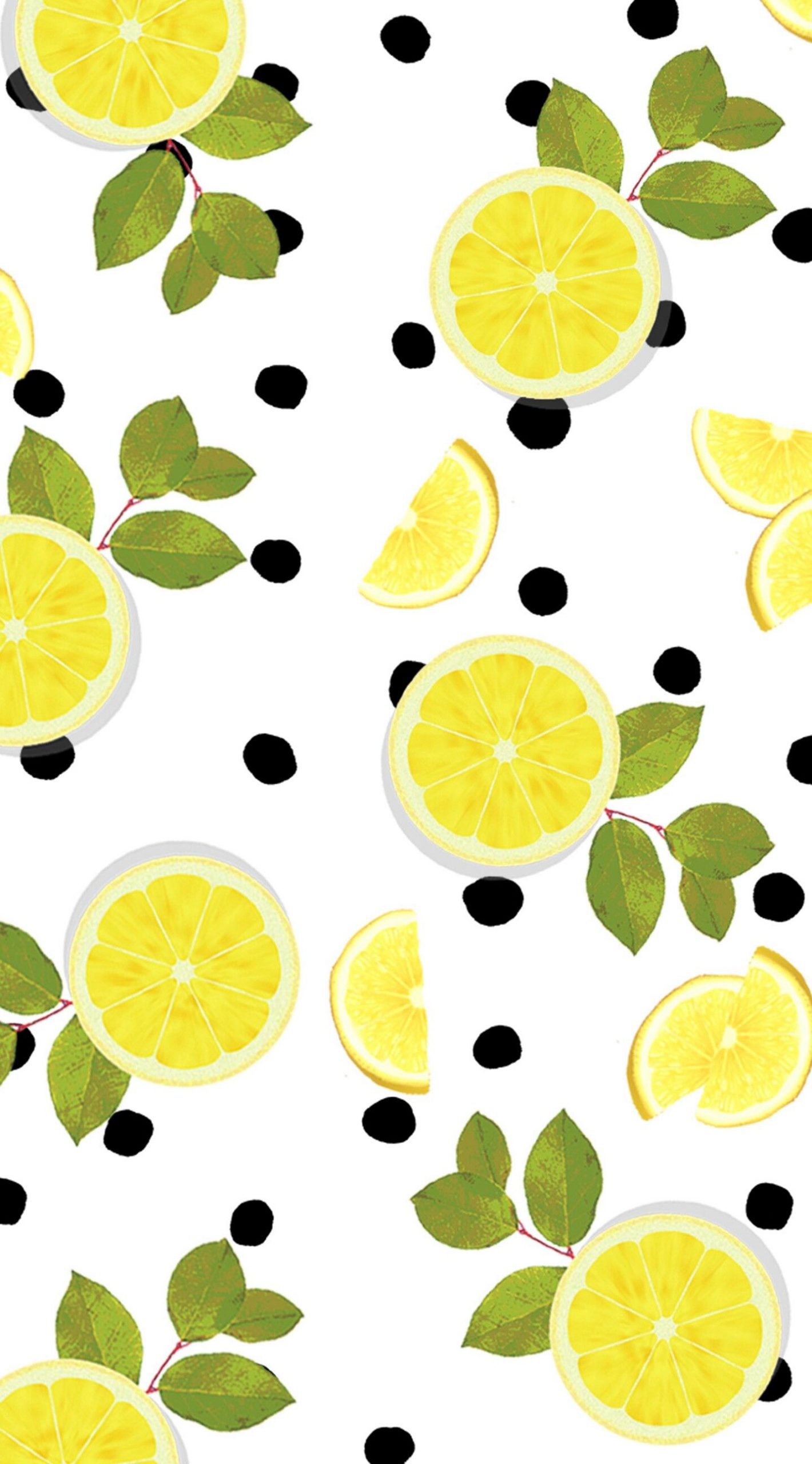 Милый фон с лимонами