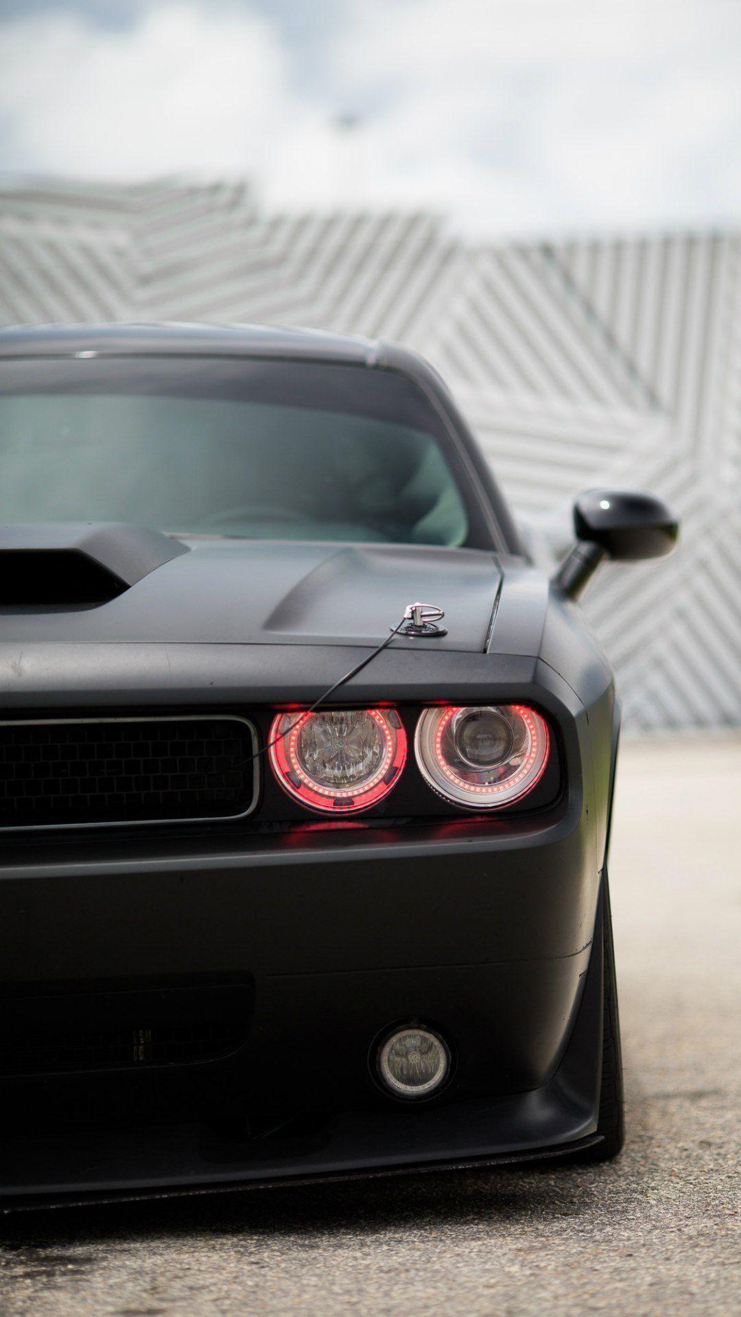 1080x1920 Download 1440x2560 wallpaper red Dodge Challenger srt hellcat flashlight qhd samsung galaxy sg25 g4 s7 edge image background 10332