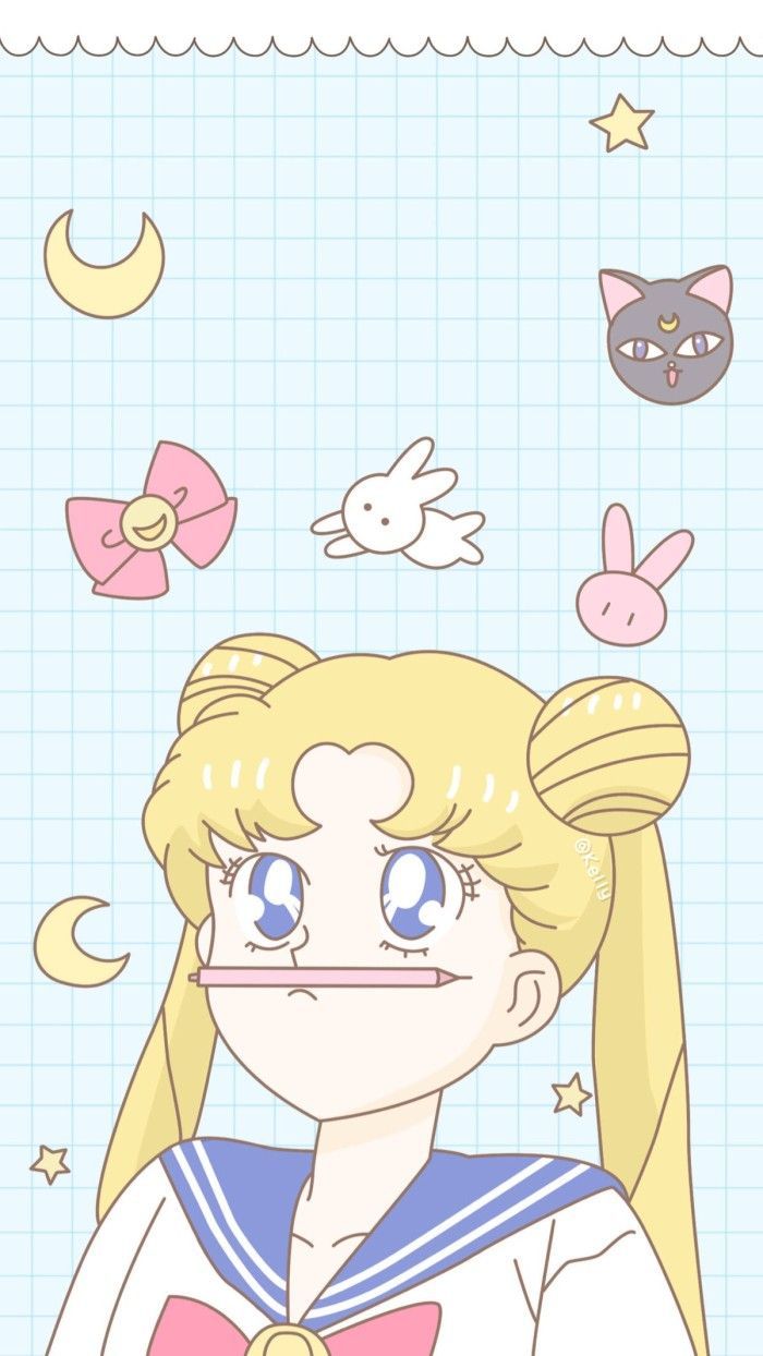 700x1244 Pastel Sailor Moon Wallpapers - Лучшие бесплатные пастельные фоны Sailor Moon - WallpaperAccess