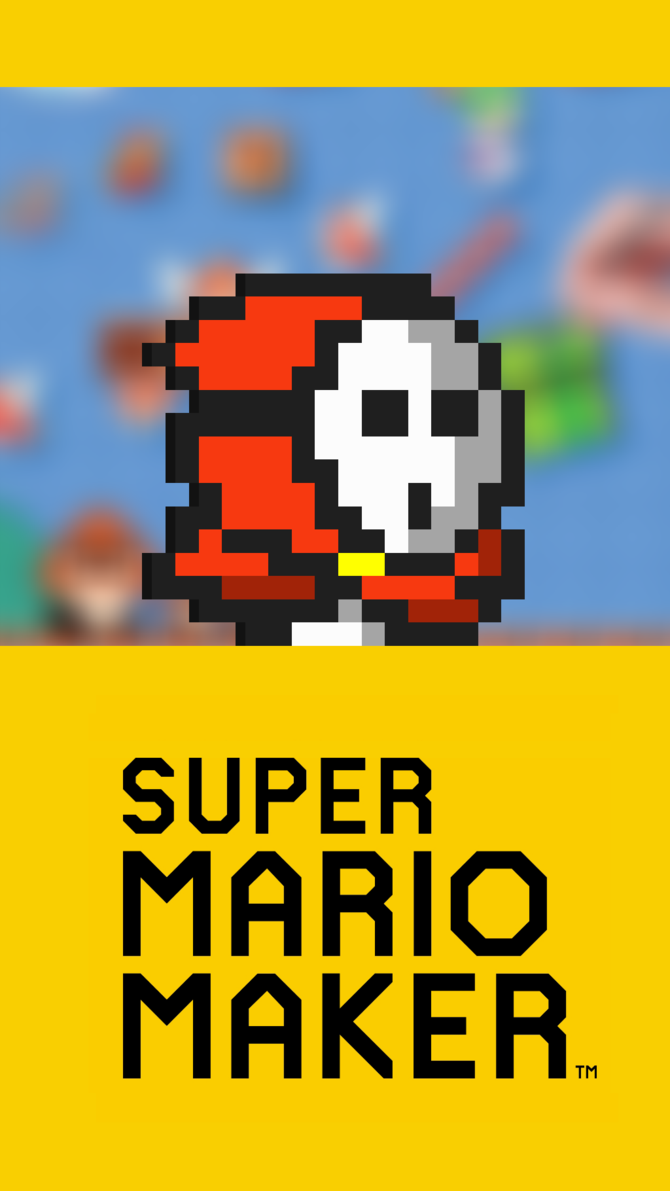670x1191  Shy Guy - Super Mario Maker Wallpaper (Phone) от TheWolfGalaxy на ...