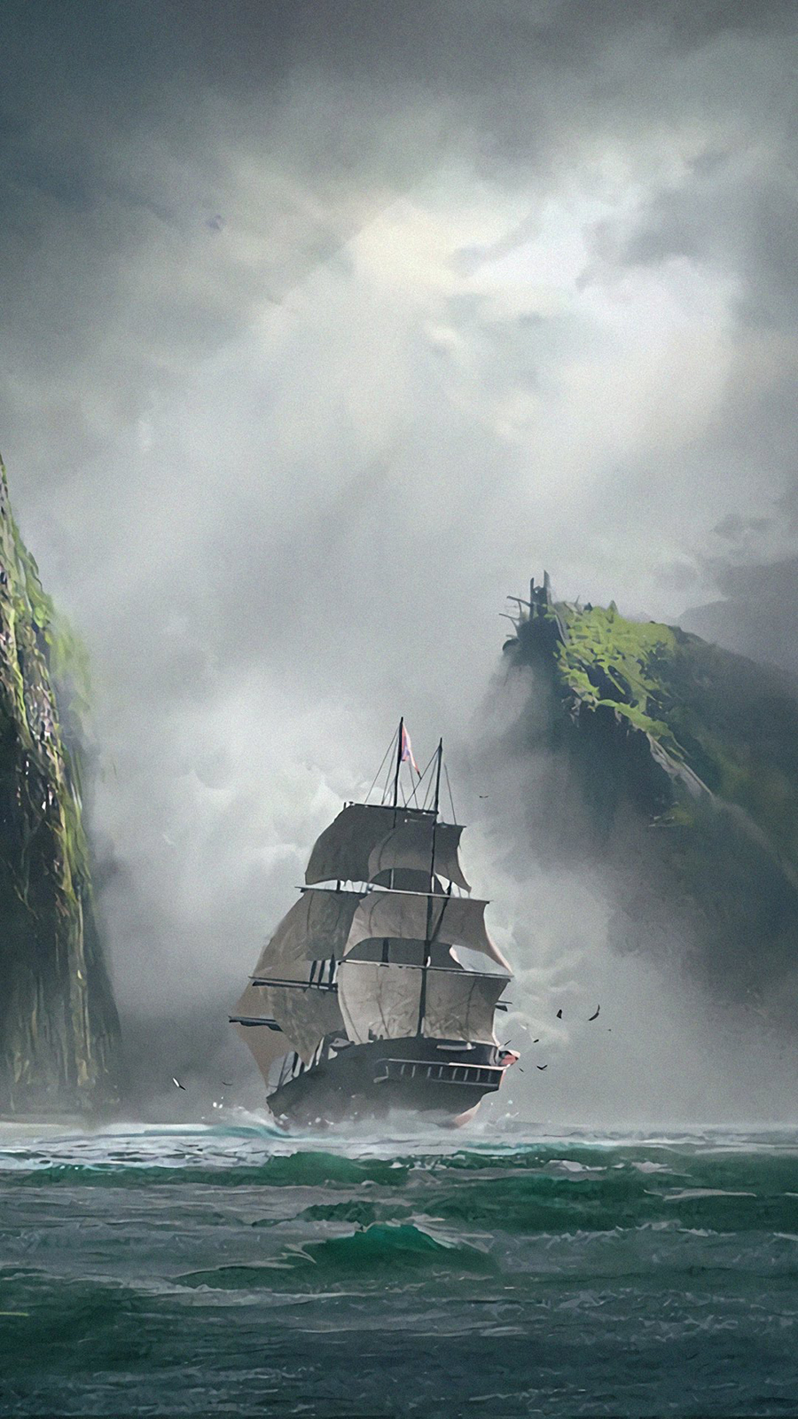 900x1600   Cool Fantasy Ship Wallpapers Hd - British Flag Ships - 1080x1920 Wallpaper - teahub.io 