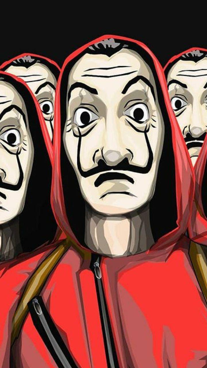 720x1280 Money Heist Art 4K Wallpaper # 6.1114 