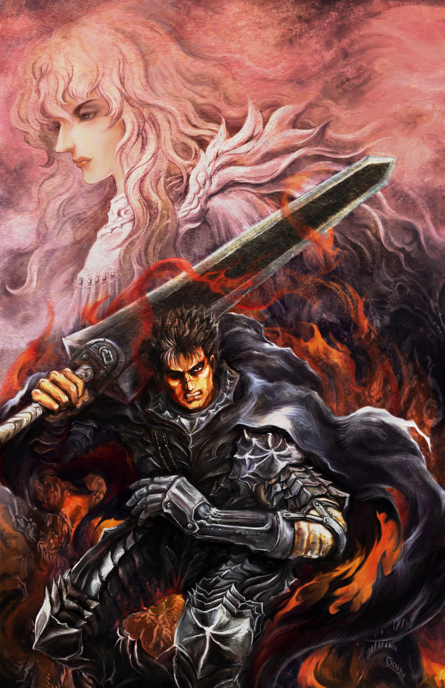 900x1390 Berserk Manga Wallpapers - Лучшие бесплатные фоны Berserk Manga - WallpaperAccess 