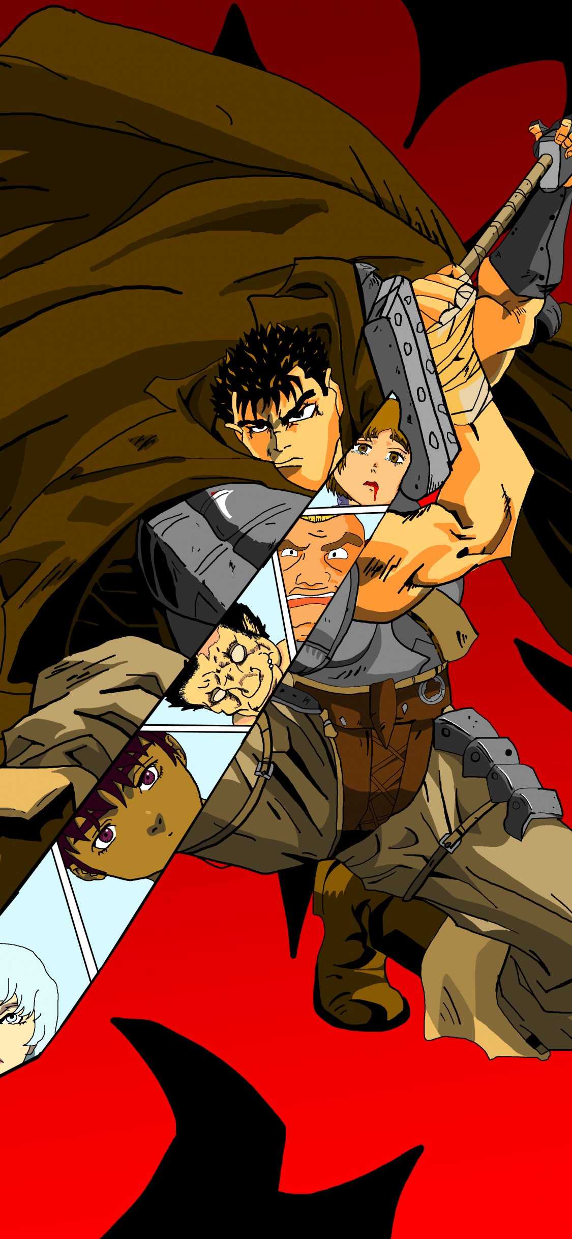 1125x2436 Guts Berserk - KoLPaPer - Потрясающие бесплатные обои HD 