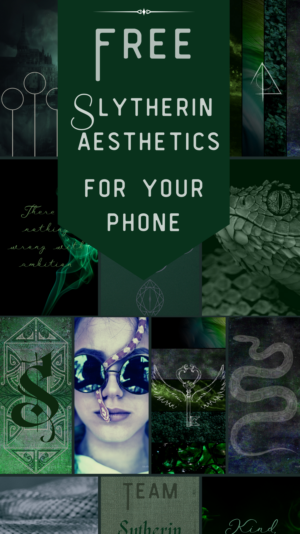 1024x1820  Slytherin Wallpapers Tumblr (81+ фоновых изображений) 