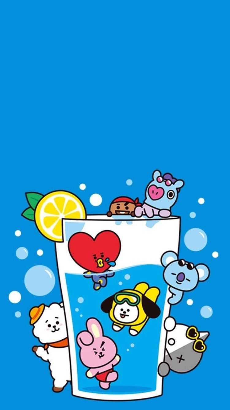 750x1334  _download 61 Gambar Wallpaper iPhone BT21 HD GRATIS | IPhone Wallpaper BTS, BTS Wallpaper, iPhone обои 