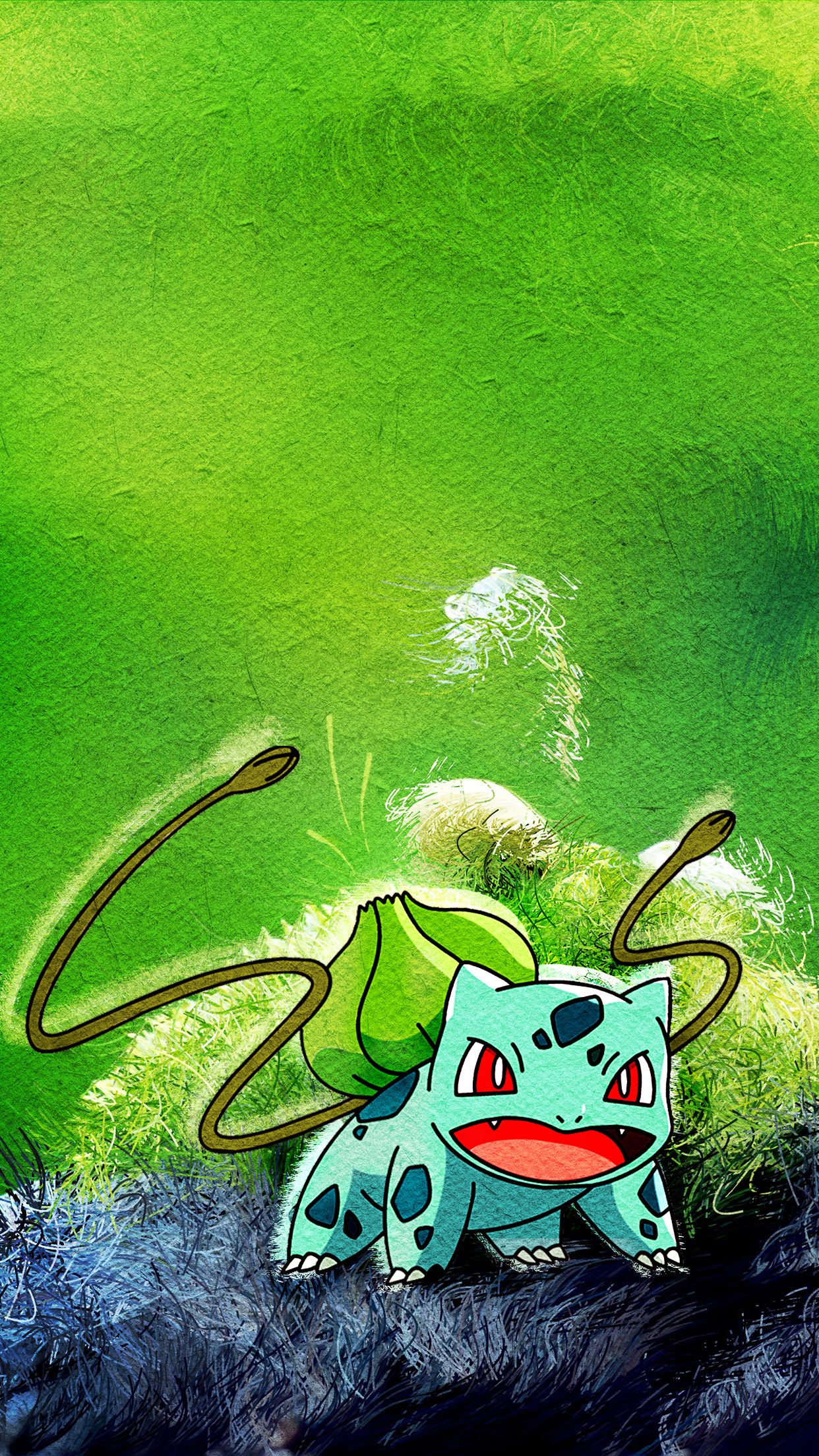 1242x2208   Покемонов Обои Bulbasaur - Вершина бесплатные Pokémon Bulbasaur Фон - WallpaperAccess 