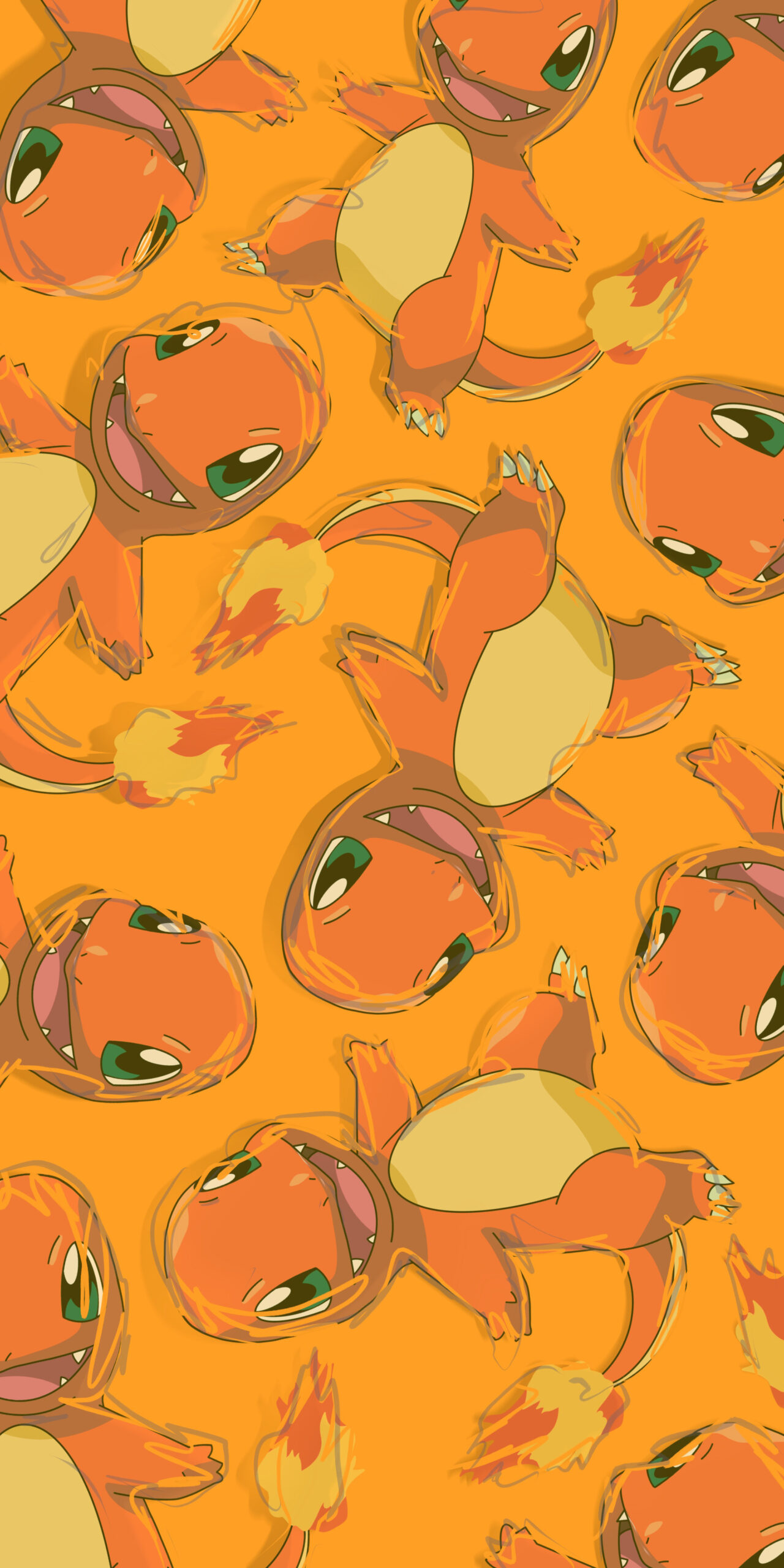1280x2560  Charmander | Pokemon рисунки, Пикачу обои, Pokemon 