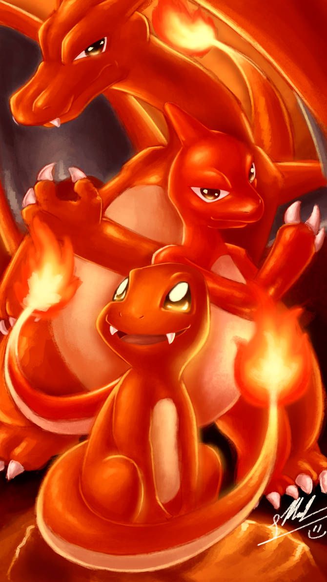 670x1192  Charmander Эволюции по ShupaMikey | эволюция Charmander, Pokemon рейкваза, Pokemon charizard