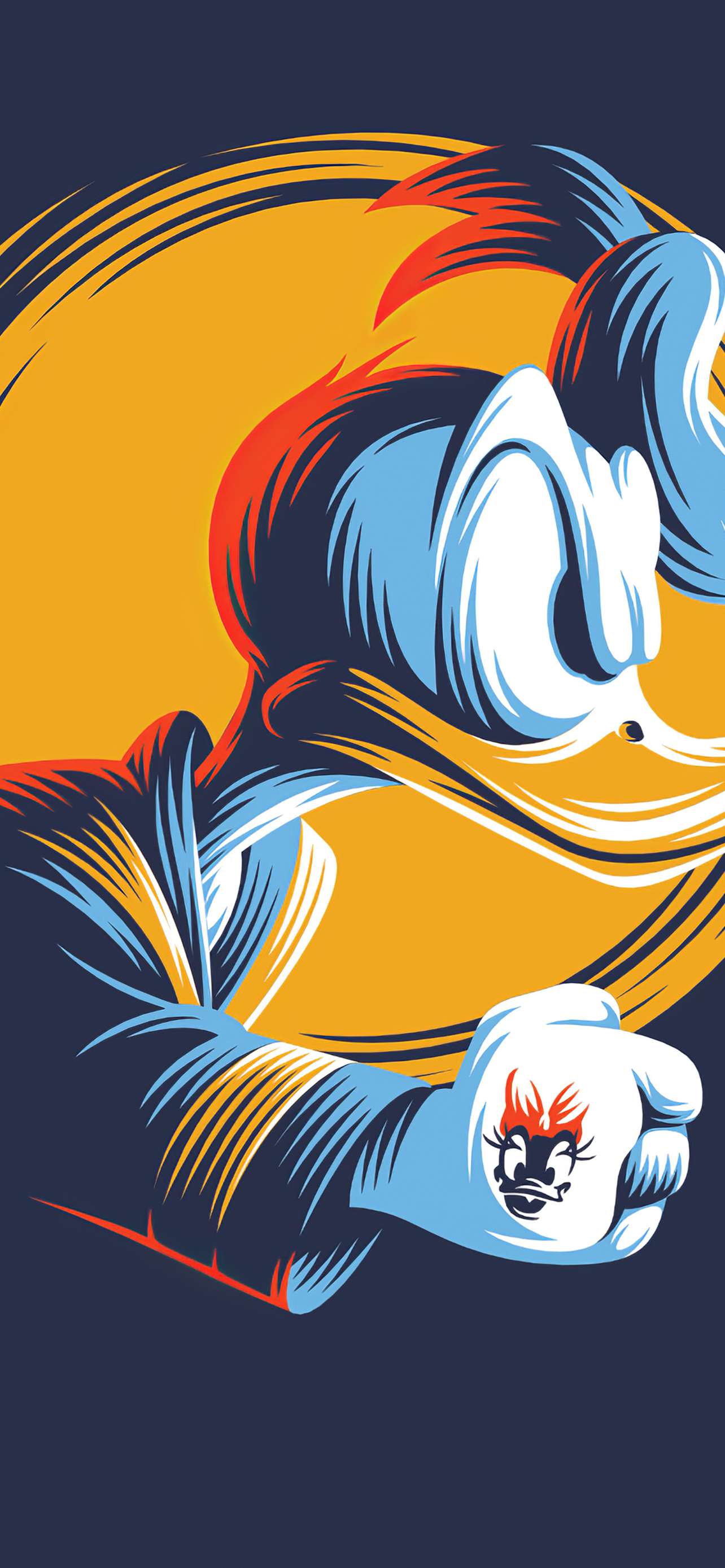 1284x2778  Donald Duck Iphone обои, размещенные Этан Walker 