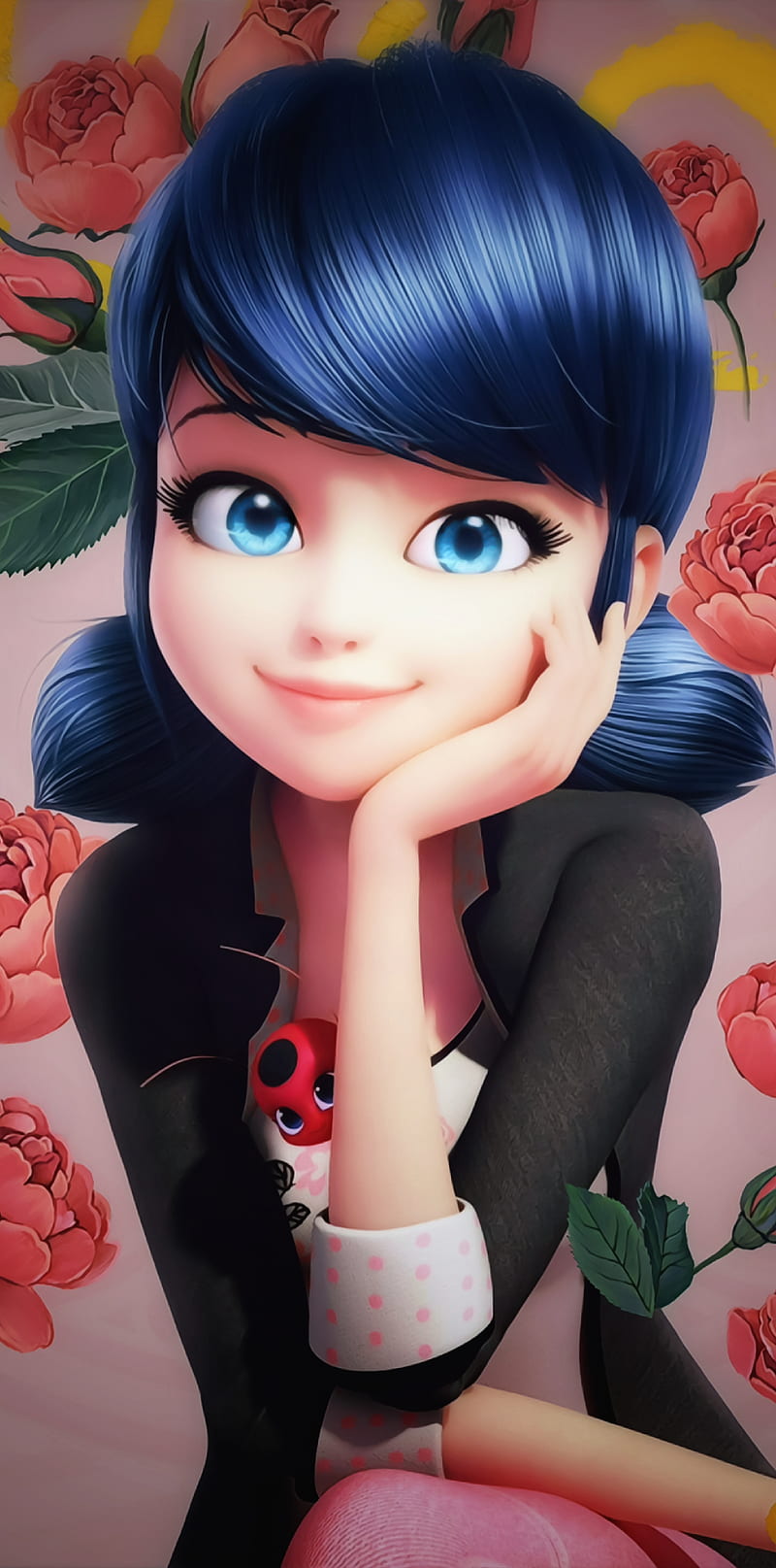 800x1615 miracle Ladybug, Red, New, Amoled, Movie, Мультфильм, 2021, Лучшие, HD на телефон. Peakpx