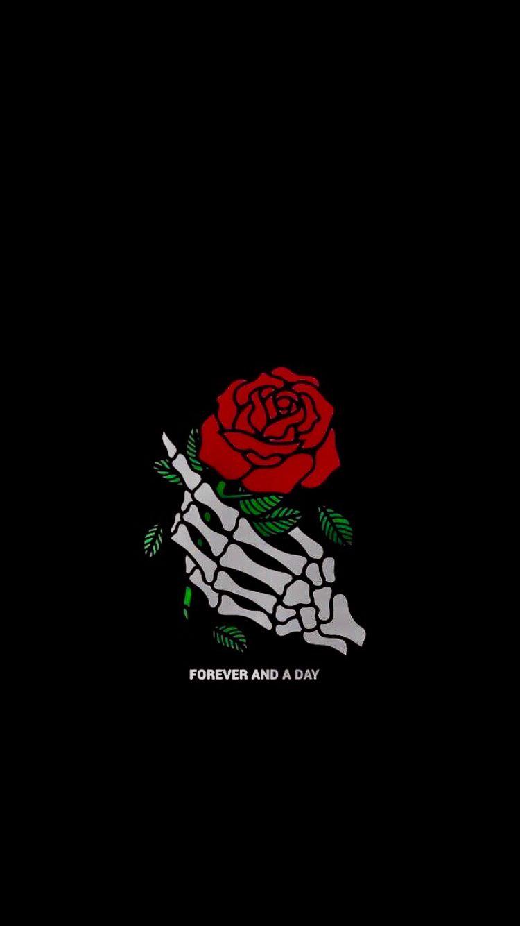 Темные розы обои на телефон
