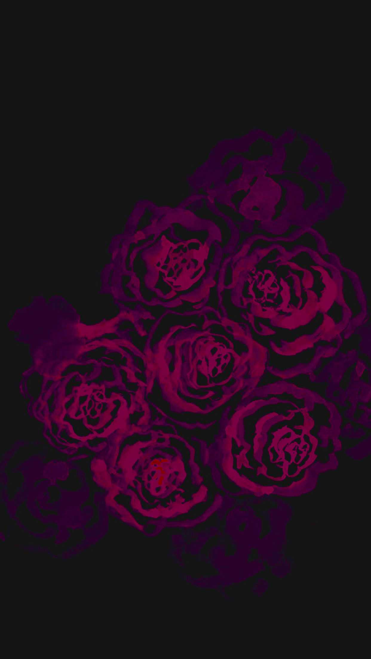1242x2208  _aestthethethethether Black Rose Wallpaper / 59+ Идеи для волос Серая роза вскользь # Hair | Черно-белые ... - Kisaran Harganya