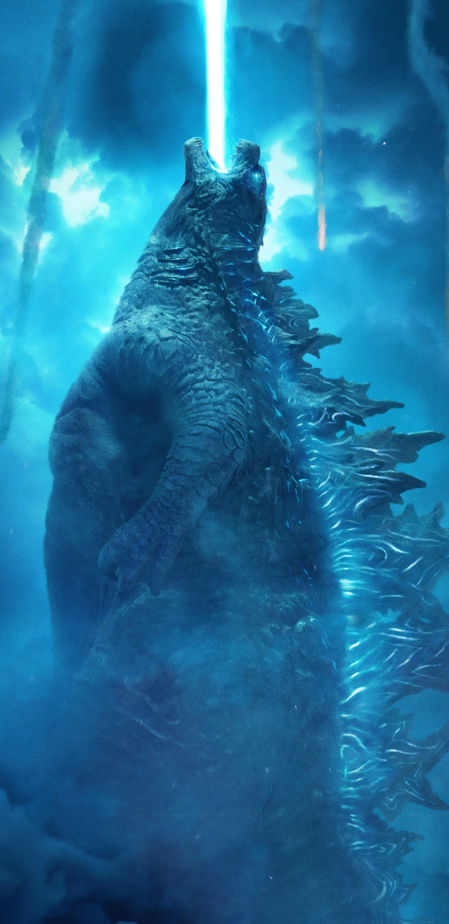 1440x2960 Godzilla против Kong City Battle 2021 Обои 4K # 8,3093 