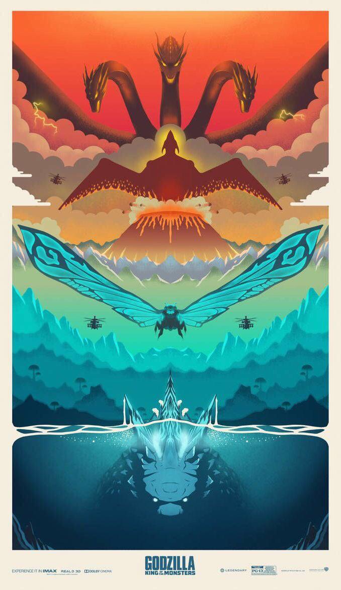 678x1174 Фильм Годзилла: King Of The Monsters - Mobile Abyss