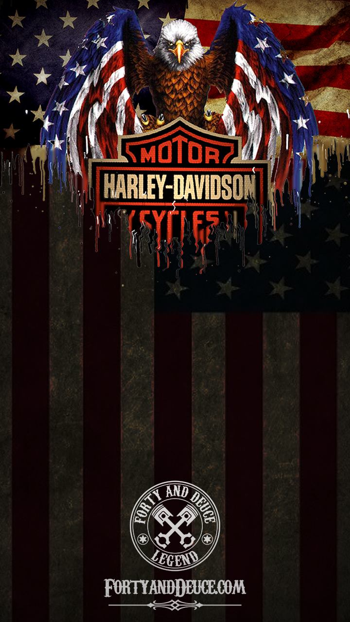 720x1280 Harley Davidson logo Обои для обоев Mobile