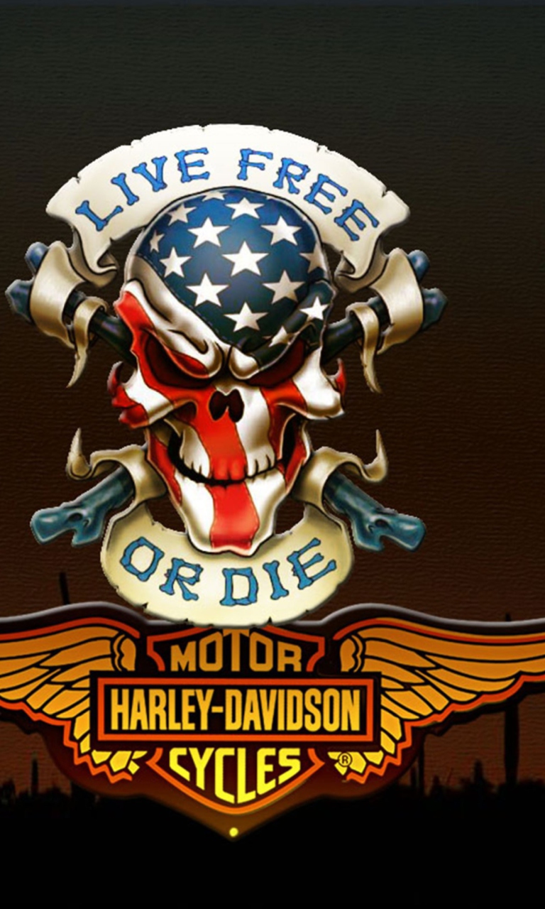 768x1280 48+] Harley Davidson Телефон Обои на Wallpapersafari