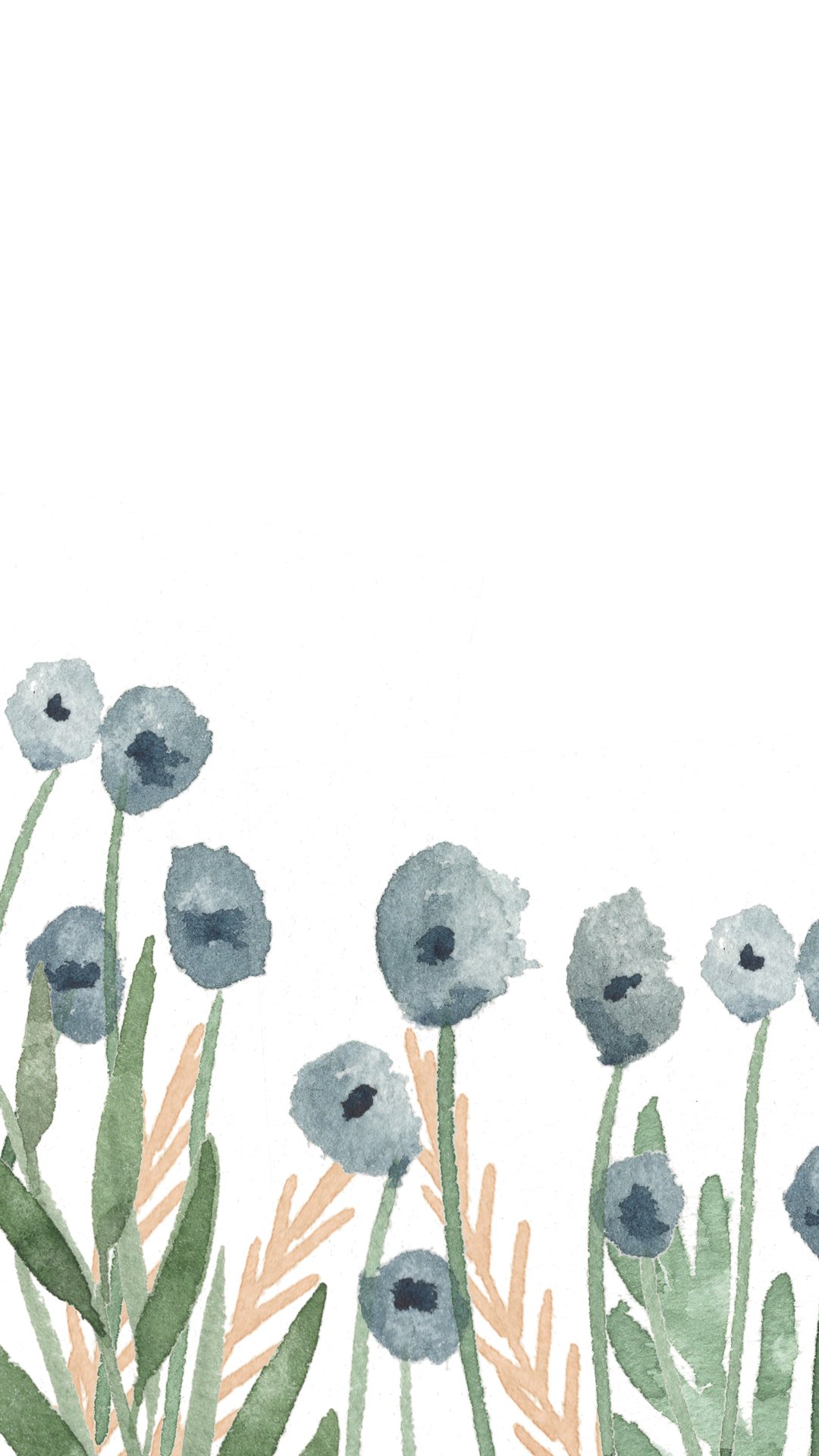 1080x1920 spring Телефон Обои Цветочный цветок Акварель - Poppy - 1080x1920 - Скачать обои HD - Wallpapertip