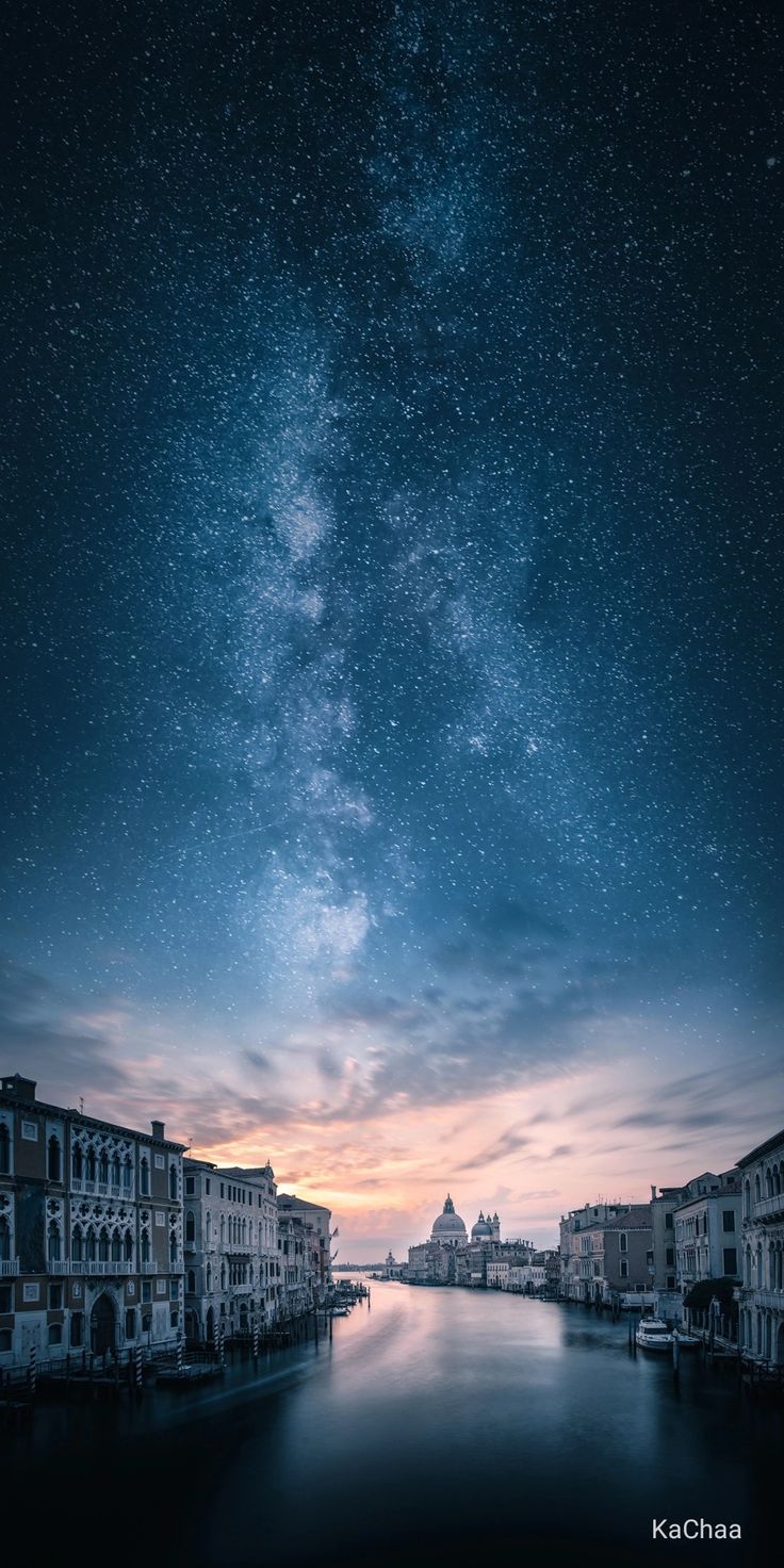 736x1472  venice Италия Вечерний закат 4k Ultra HD на мобильном Обои 