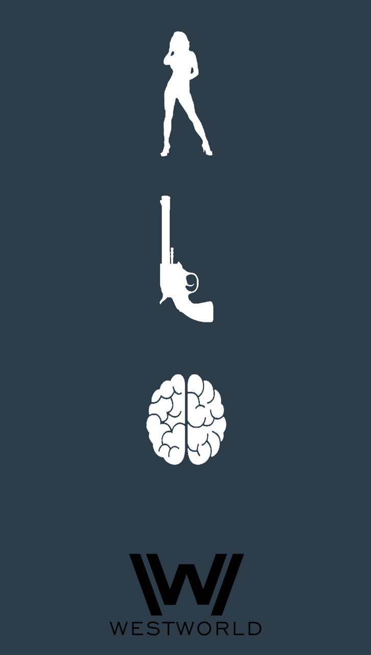 726x1280   Сделал эти быстрые обои для телефона, так как их не так много: westworld 