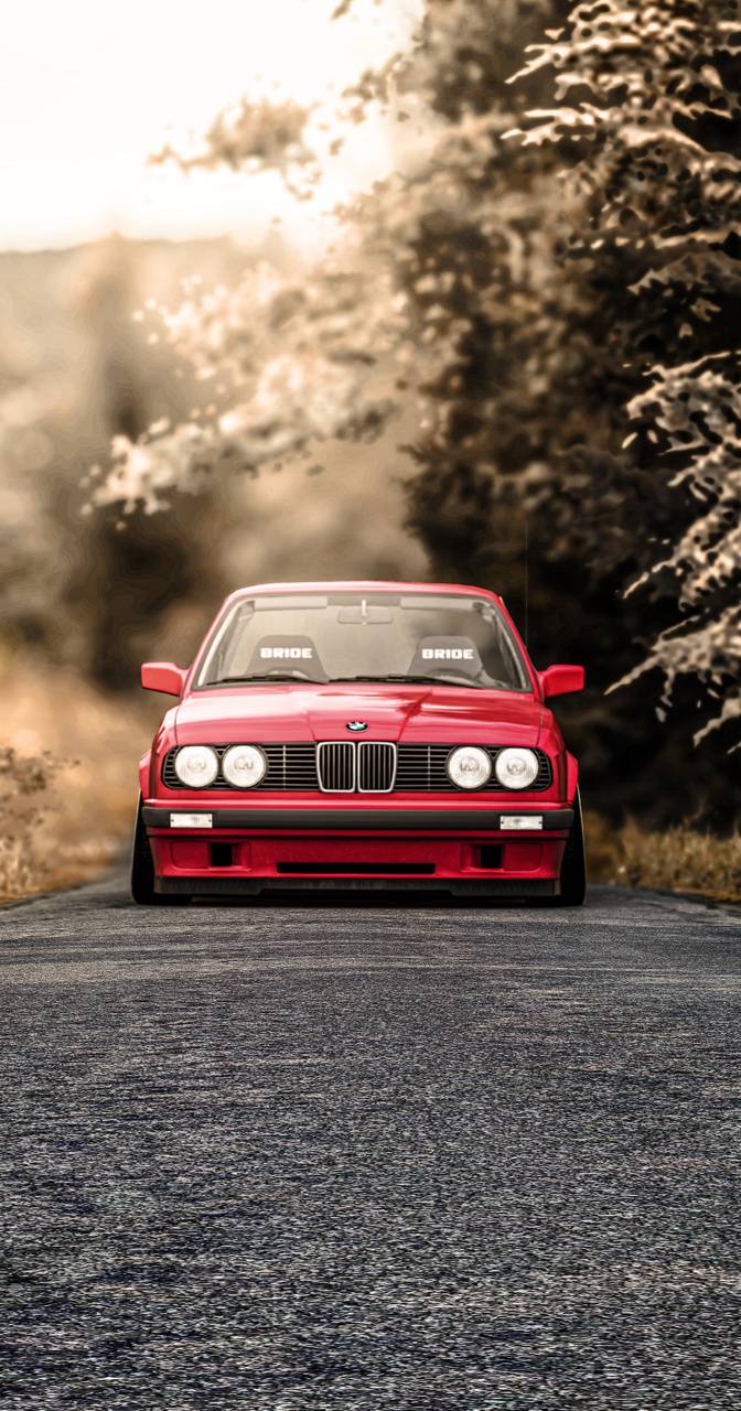 672x1280   BMW E30 Телефон Обои - Обои Wallpaper 