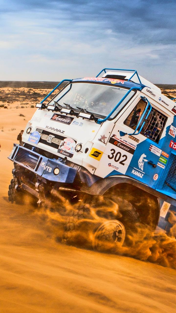 720x1280 Download 1080x1920 Dakar Rally, пустыня, гоночные автомобили, спортивные обои для iPhone 8, iPhone 7 Plus, iPhone 6+, Sony Xperia Z, HTC One