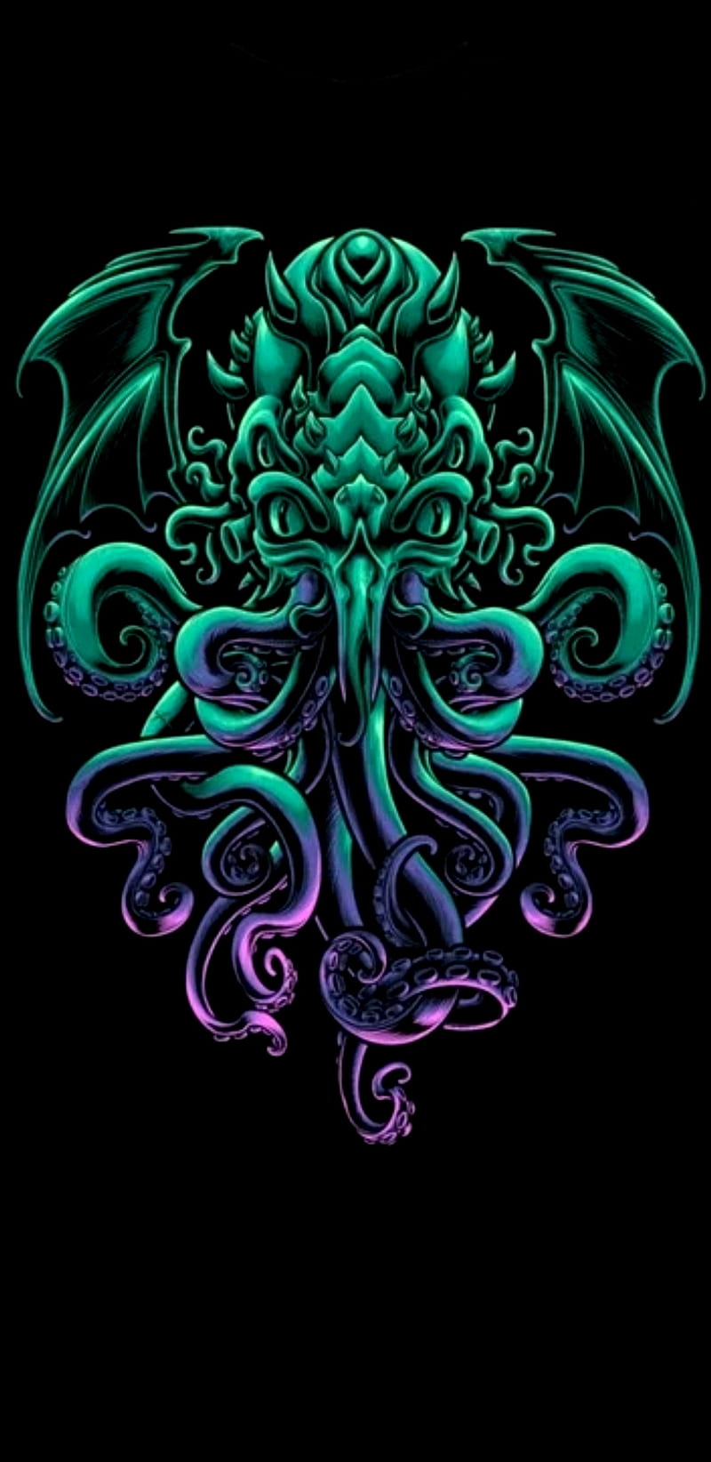 800x1644 65+ Cthulhu Phone