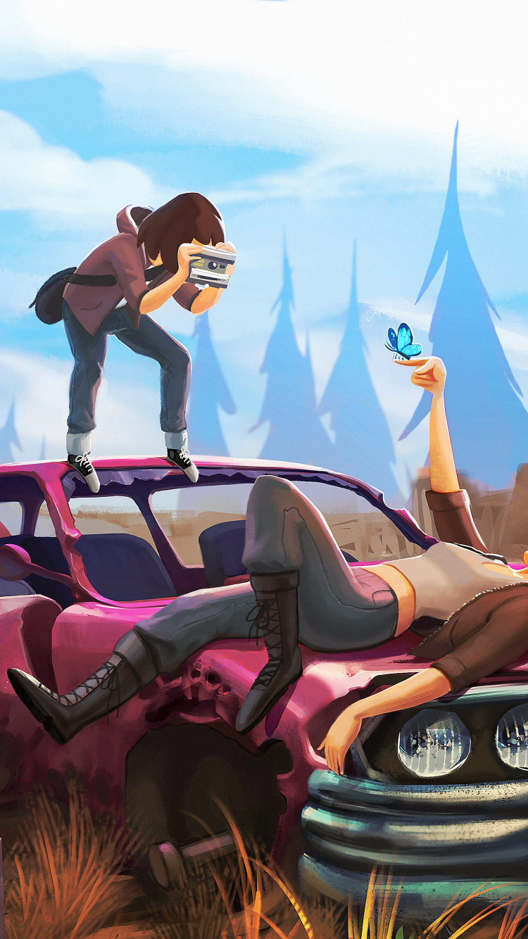 750x1334   Life - это странно: полный сезон - эпизоды 1-5 (2015) Рекламное искусство - MobyGames