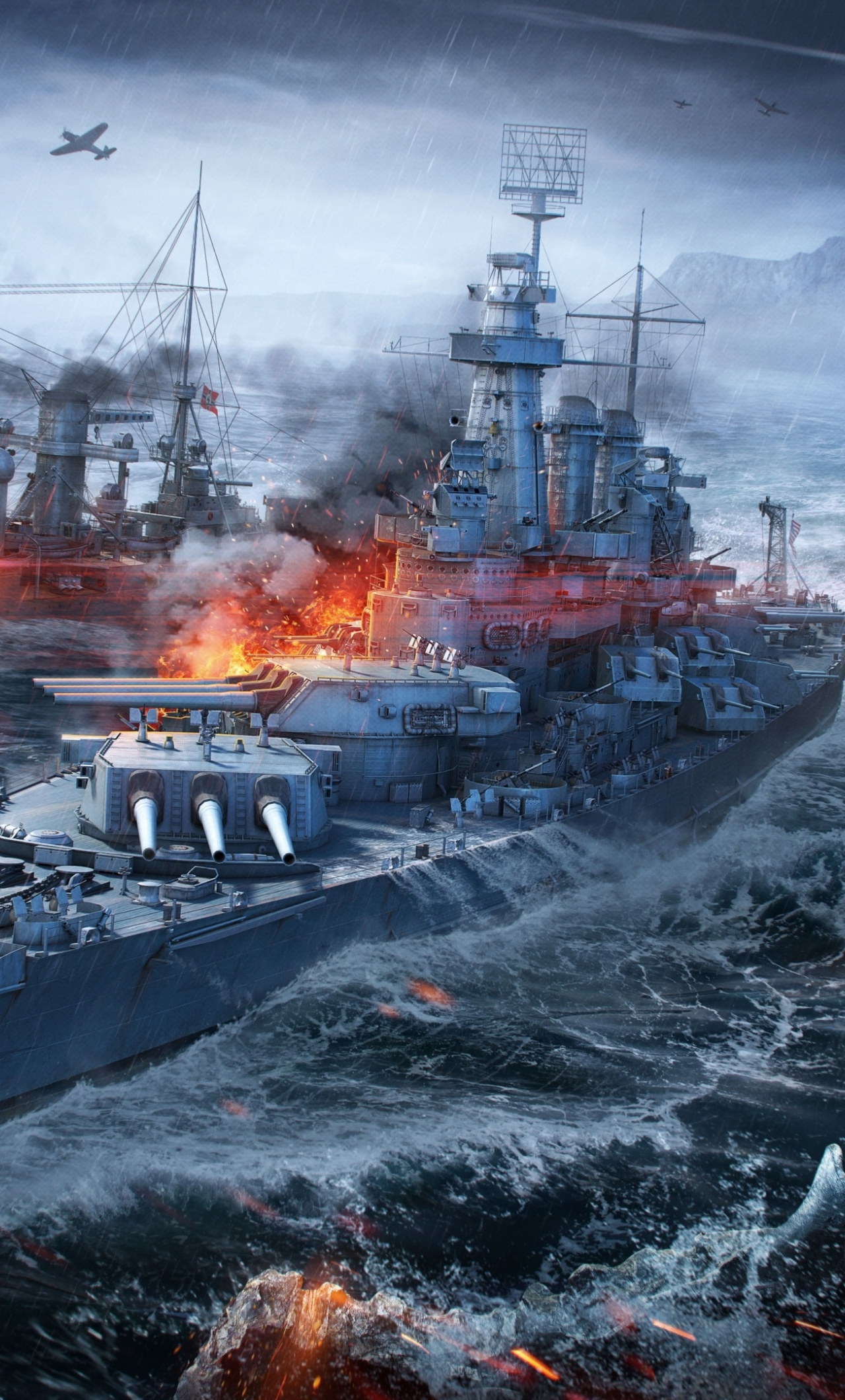 18+ World Of Warships обои на телефон - oboi-telefon.ru