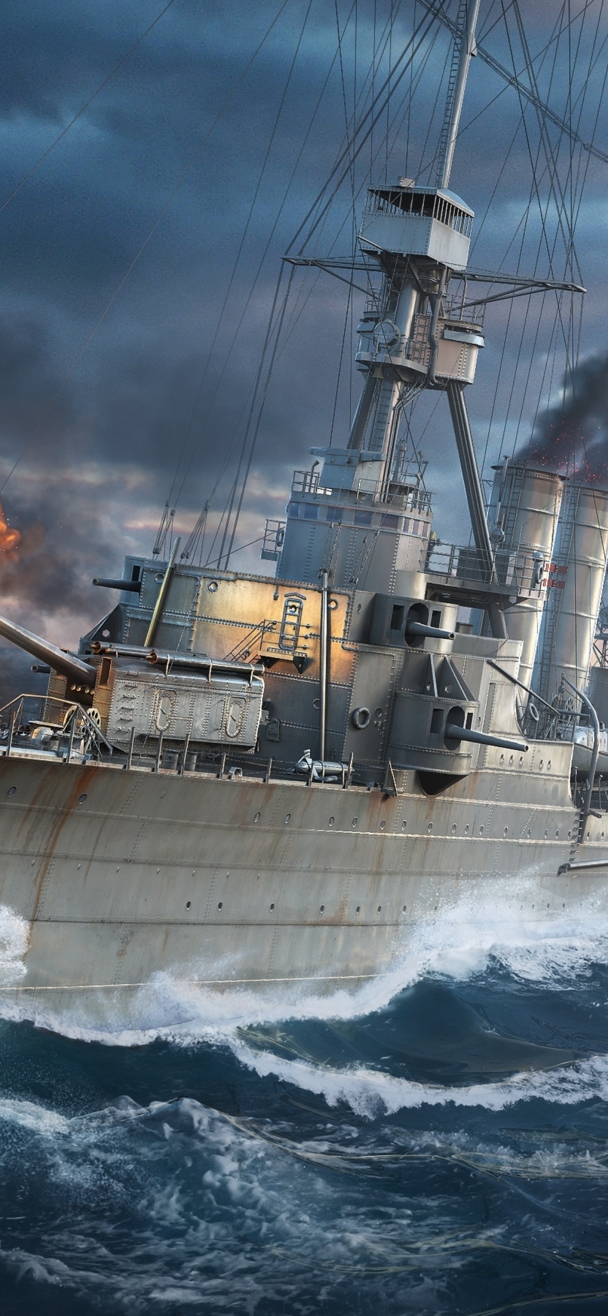 Обои world of warships линкор