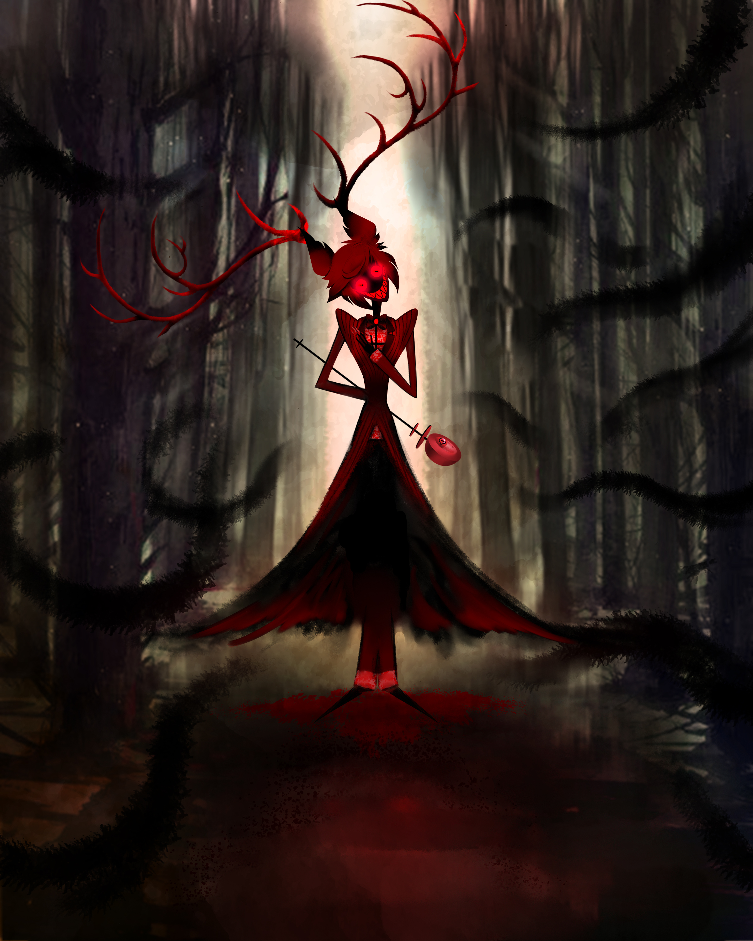 2400x3000  Alastor Oleed Обои (1440x2880): R / Hazbinhotel 