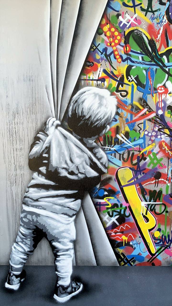 720x1280 banksy Обои для Андроид - Скачать apk