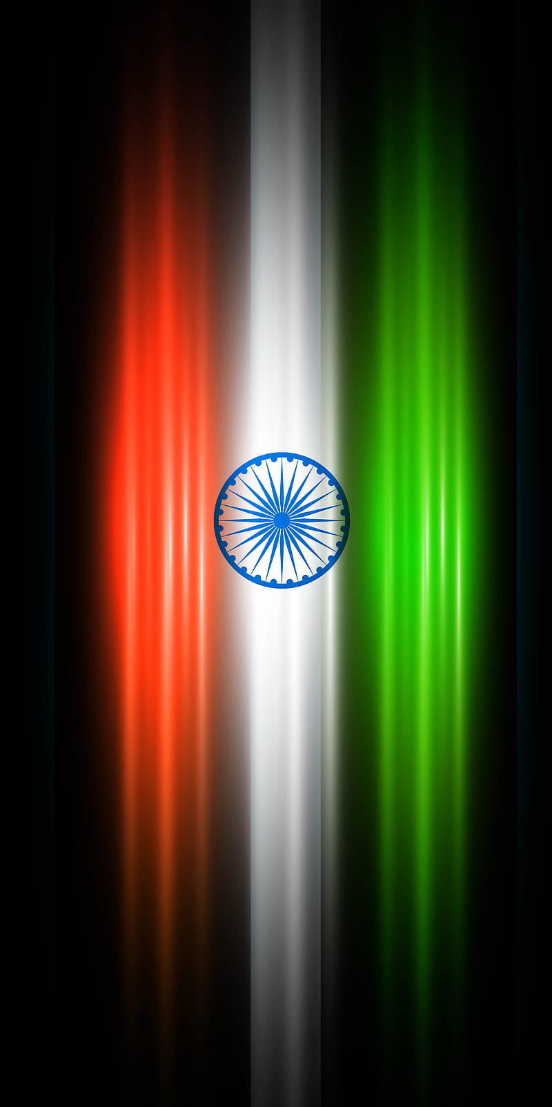 800x1604  INDIA FLAG HD Обои для телефона - Ghantee