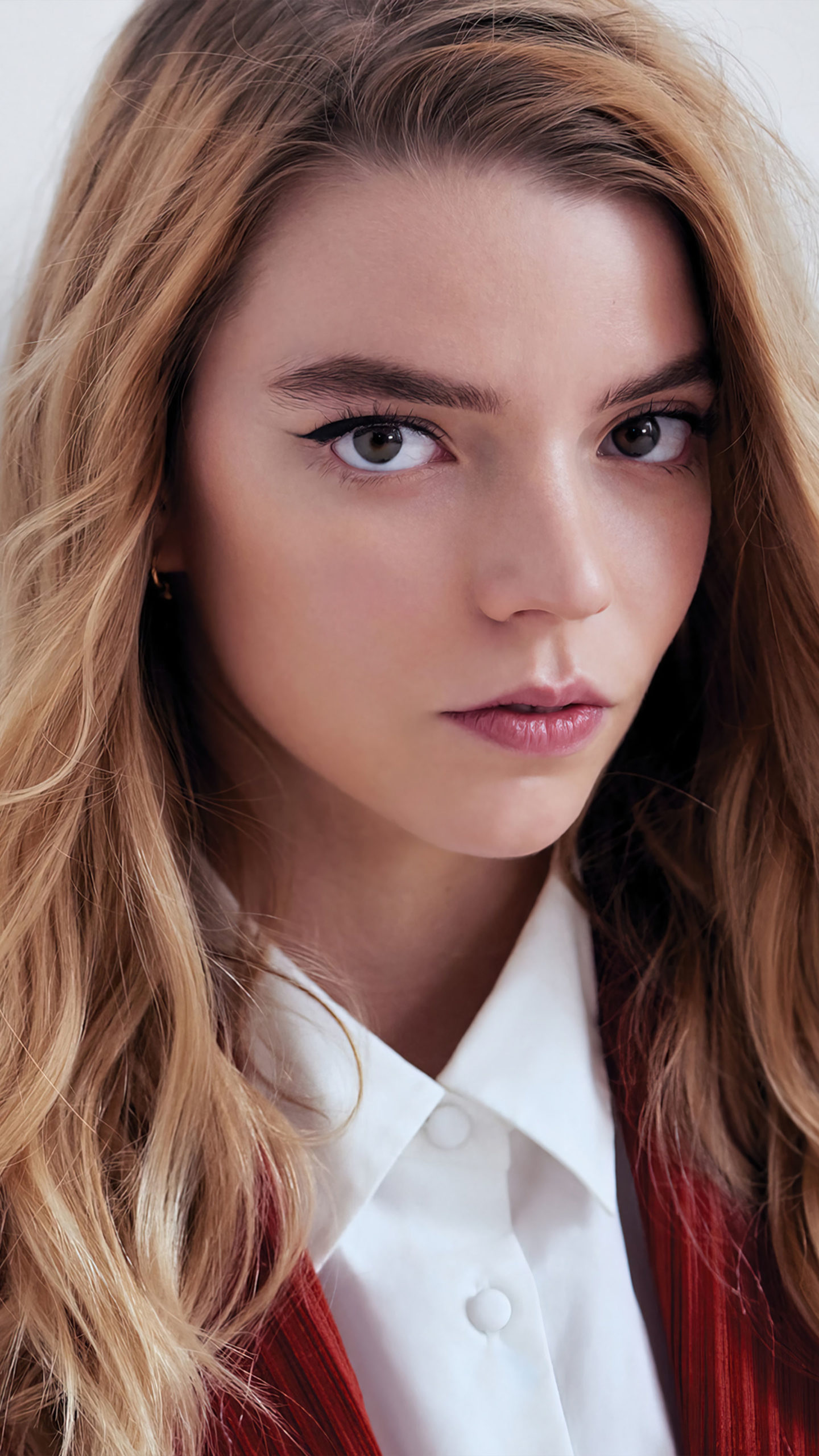 1440x2560  _Anya Taylor Joy Monocrome Обои 4k Ultra HD ID: 6820 