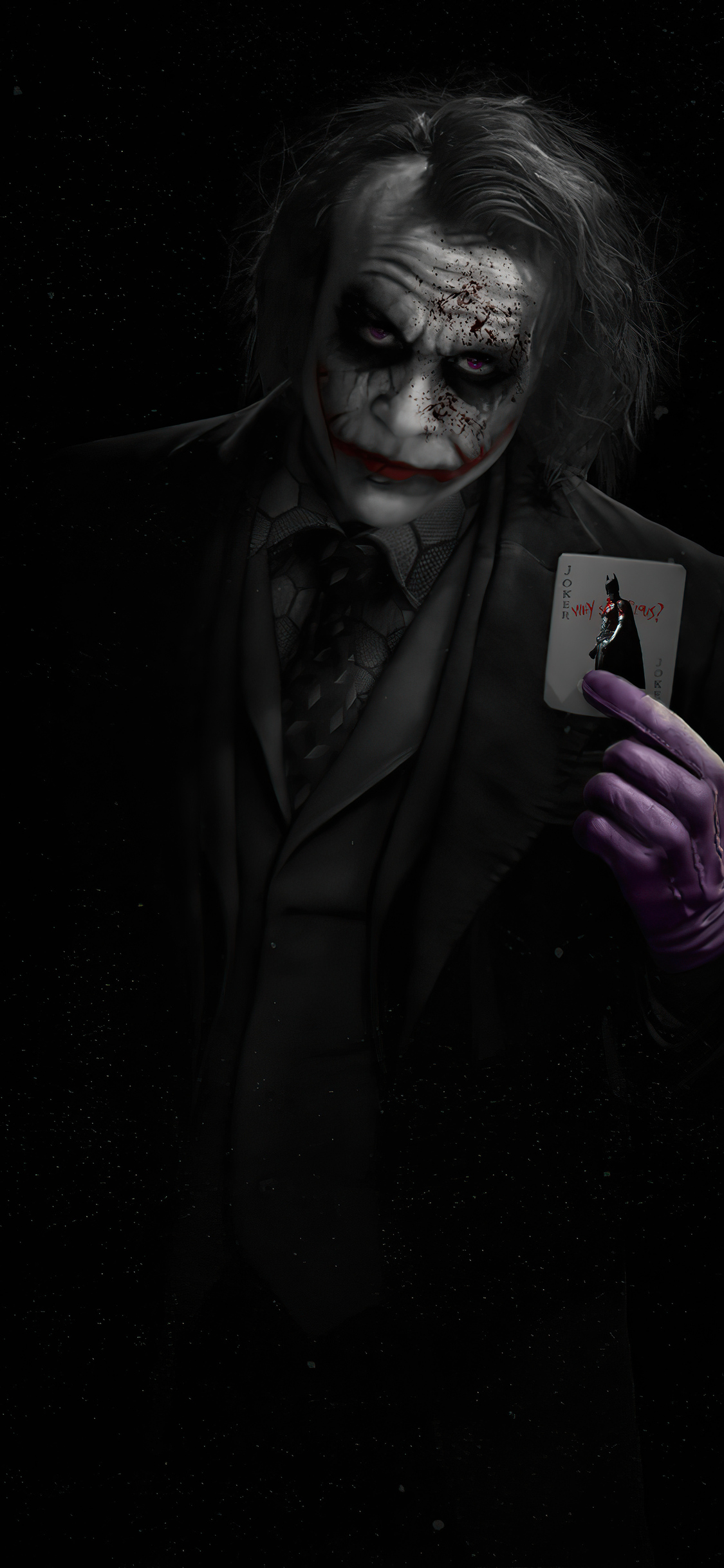 1125x2436 1125x2436 Joker Heath ledger с картой 5k iPhone xs, iPhone 10, iPhone x HD 4K обои, изображения, фоны, фотографии и фотографии 