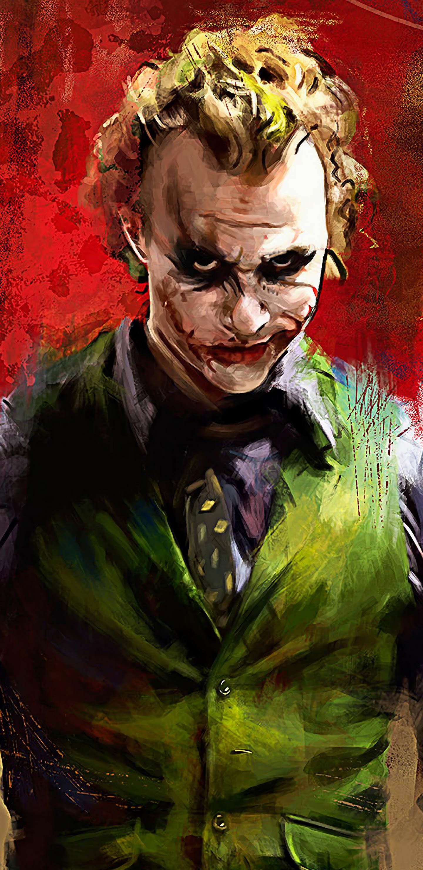 1440x2960 Heath ledger HD Joker Обои - обои Cave