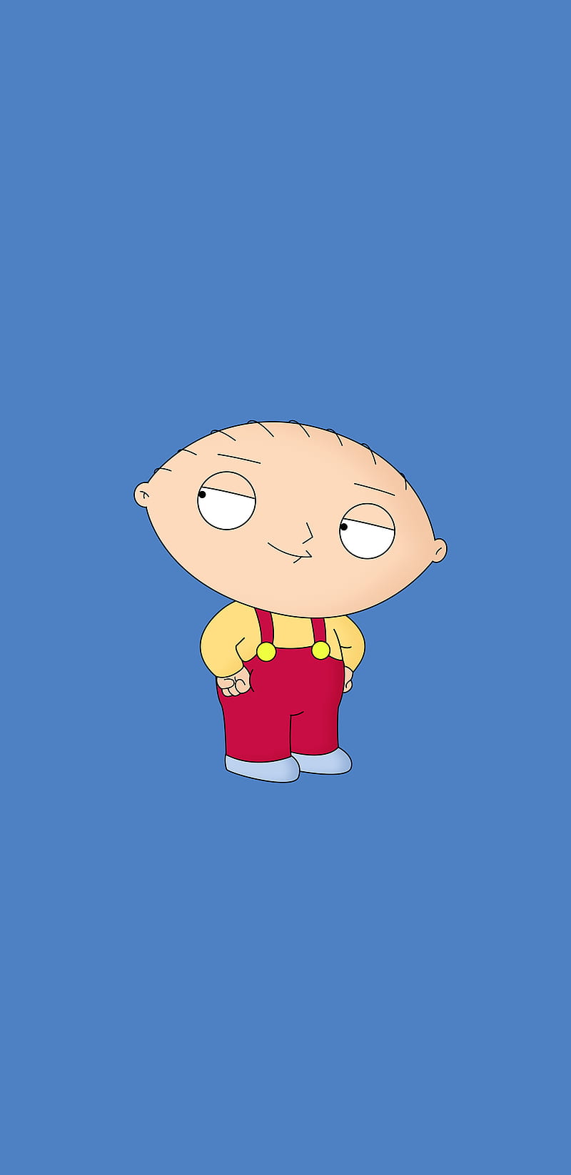 800x1644 stewie, семейный парень, синий, красный, смешной, мультфильм, плоский, минимальный, HD на мобильном Peakpx