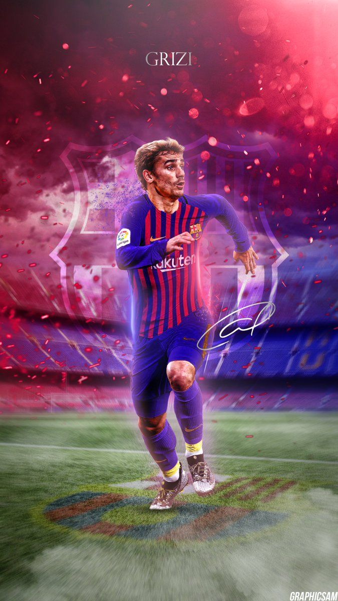 675x1200  Griezmann Барселона обои - Лучшие бесплатные Гризманн Барселона стола - WallpaperAccess