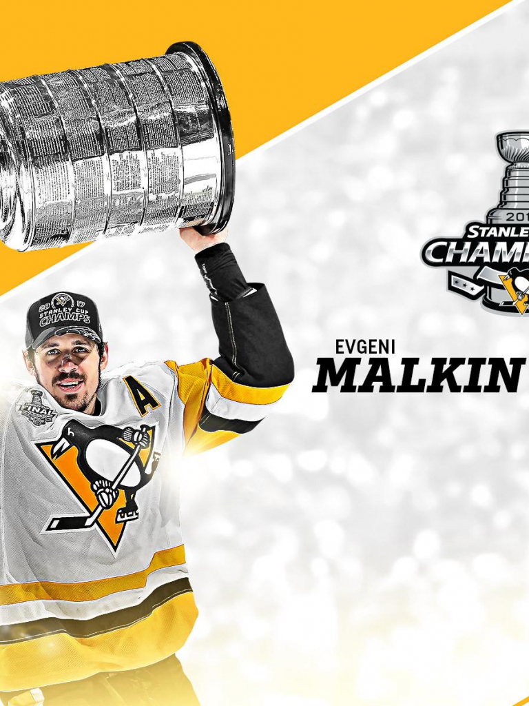 768x1024   Где хоккей встречается с искусством - обои на рабочий стол • Evgeni Malkin + просто запрошено ... 