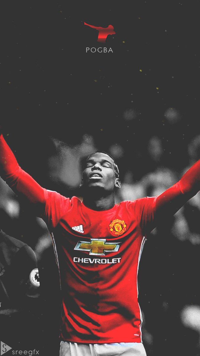 675x1200  PAUL POGBA HD на мобильном Манчестер Юнайтед Футбол, Манчестер Юнайтед Футбольный клуб, Manchester United Logo