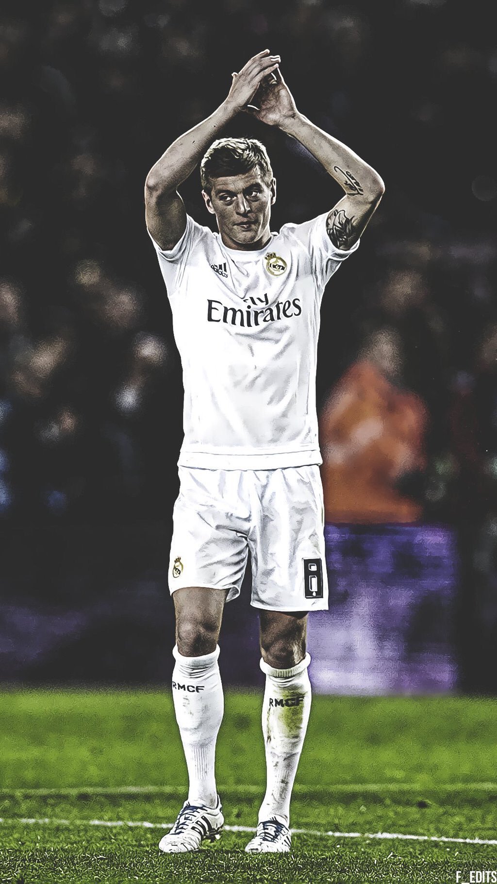 1024x1820  f_edits - Toni Kroos, на мобильном, Rual Madrid, RM, 8, ...