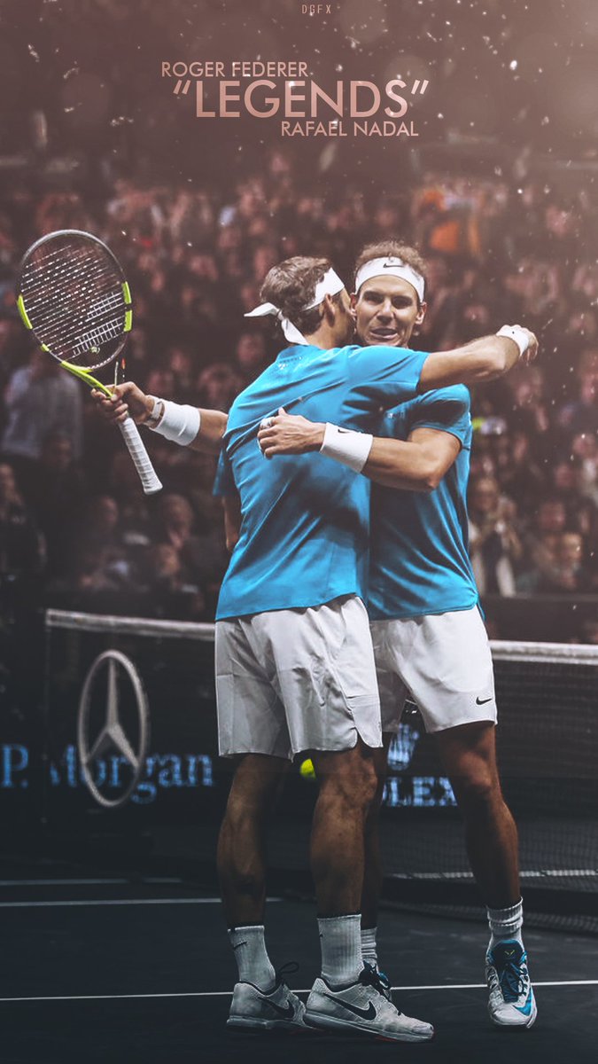 675x1200  danny Twitter: \ "- Legends - @rogerfederer \ u0026 @rafaelnadal - Edits - на мобильном / обои для мобильных телефонов / для мобильных телефонов / HTTPS \ U0026. #Lavercup https: //t.co/del1pnx4ff \" / Twitter