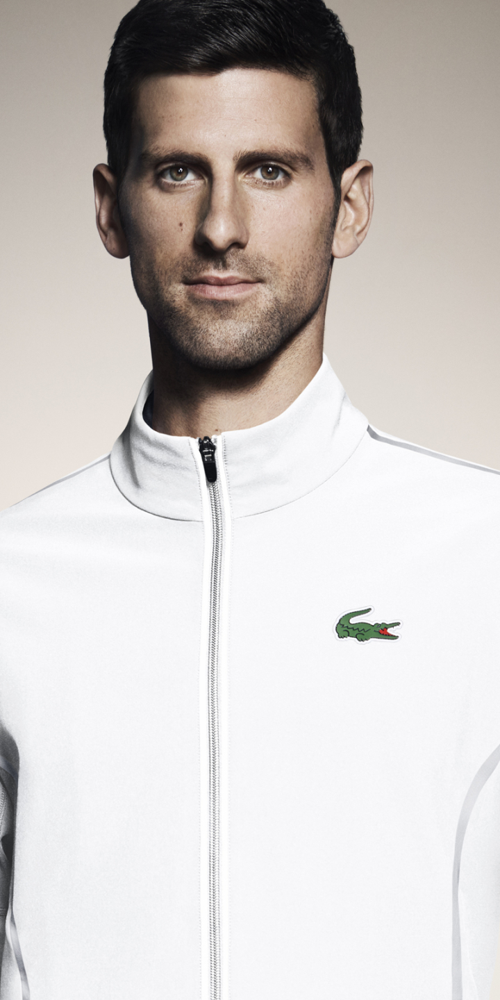 720x1440  novak Джокович Сербии готовятся вниз по мячу во время ... iPhone 11 Обои бесплатно Download